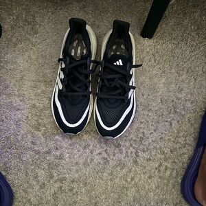 Adidas Black and White Running Shoes